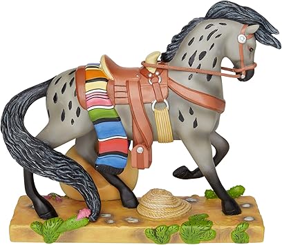 酷牌库|商品详情-Enesco进口代理批发 Enesco Trail of Painted Ponies El Charro 雕像，7.75 英寸，多色