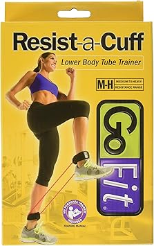 GoFit进口代理批发 GoFit Resist-a-Cuff - 可调节踝套，绿色，浅至中，GF-Cuff-LM