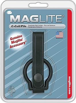 MagLite进口代理批发 MagLite ASXC046Maglite 黑色纯色皮带支架适用于 C 电池手电筒