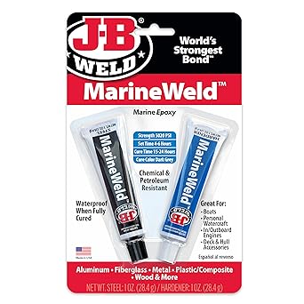 J-B Weld进口代理批发 JB Weld 8272 MarineWeld 海洋环氧树脂 - 2 盎司。