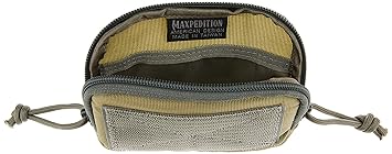 酷牌库|商品详情-Maxpedition进口代理批发 MAXPEDITION 钩环 3" x 5" 拉链口袋（卡其色叶子）