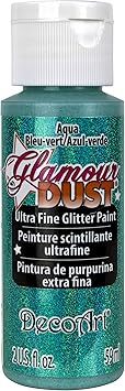 DecoArt进口代理批发 DecoArt 851-4005 Glamour Dust 2 盎司水色闪光涂料