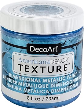 DecoArt进口代理批发 Decoart 纹理金属 8oz Dp Turqu