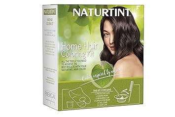 Naturtint进口代理批发 Naturtint 家用染发套件 6 件套，可重复使用，染发剂应用套件