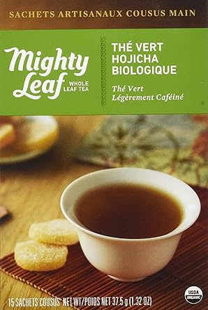 酷牌库|商品详情-Mighty Leaf进口代理批发 MIGHTY LEAF 有机烘焙绿茶 15 片，15 CT