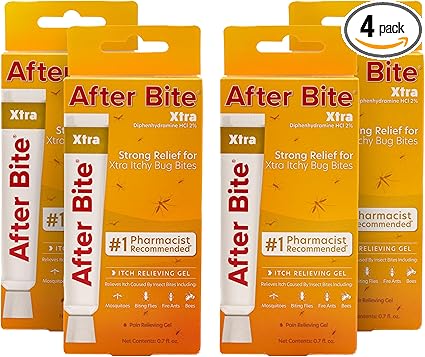 After Bite进口代理批发After Bite Xtra Formula 便携式凝胶配方 4件装