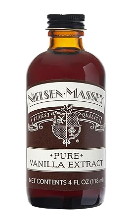 Nielsen-Massey进口代理批发 Nielsen-Massey 用于烘焙和烹饪的纯香草精，4 盎司瓶装