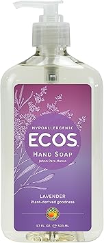 ECOS进口代理批发 EarthFriendly Products 洗手液，薰衣草味，17 盎司瓶装