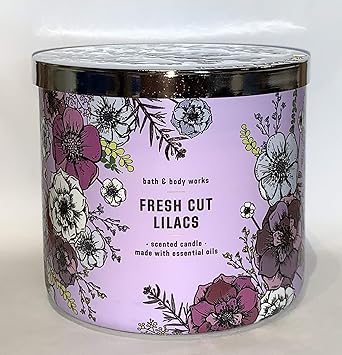 Bath & Body Works进口代理批发 Fresh Cut Lilacs 3 芯蜡烛 14.5 盎司2020新款