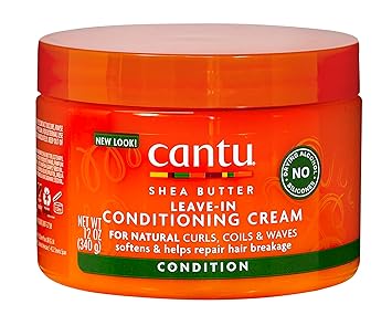 Cantu进口代理批发 Cantu 乳木果油天然护发免洗修复霜，12 盎司