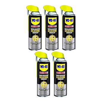 WD-40进口代理批发 WD-40 专业防水硅酮润滑剂喷雾，11 盎司（5 包）