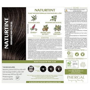 酷牌库|商品详情-Naturtint进口代理批发 Naturtint 永久染发剂 3WN Radiant Nature Dark Brown（1 件装），不含氨，纯素食，无动物实验，高达 100% 灰色覆盖率，持久效果（包装可能有所不同）