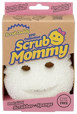 Scrub Daddy进口代理批发 SCRUB DADDY 磨砂妈妈磨砂膏和海绵，1 件