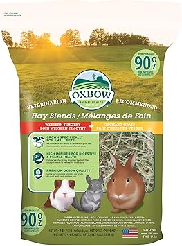 Oxbow进口代理批发 Oxbow Animal Health Oxbow 干草混合 - 西部蒂莫西 & 果园 - 90 盎司。