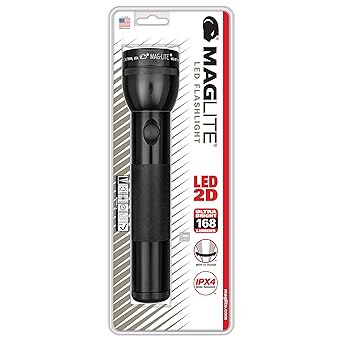 酷牌库|商品详情-MagLite进口代理批发 Maglite ST2D016 LED 2 节 D 型手电筒，黑色