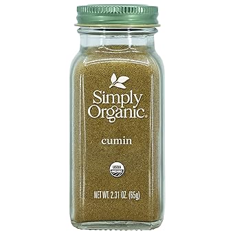 Simply Organic进口代理批发 简单有机磨碎小茴香种子，有机认证 | 2.31 盎司 |孜然 cyminum L.