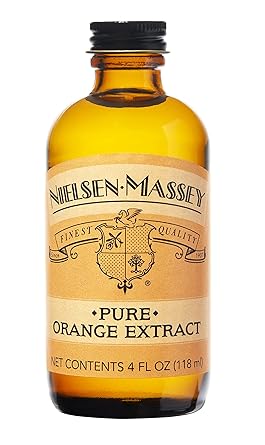 Nielsen-Massey进口代理批发 Nielsen-Massey 纯橙提取物，用于烘焙、烹饪和饮料，4 盎司瓶