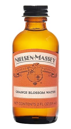 Nielsen-Massey进口代理批发 Nielsen-Massey 橙花水，适用于烘焙、烹饪和饮料，2 盎司瓶装