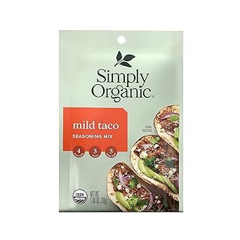 Simply Organic进口代理批发 Simply Organic 温和 Taco 调味料，有机认证，素食 | 1盎司