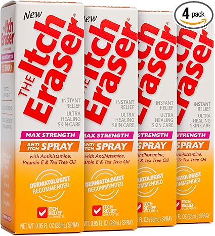 After Bite进口代理批发The Itch Eraser Max Spray 4 件装