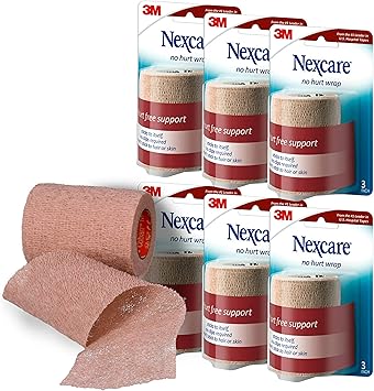 酷牌库|商品详情-Nexcare进口代理批发 Nexcare 无伤裹布，3 英寸 x 2.2 码，未拉伸