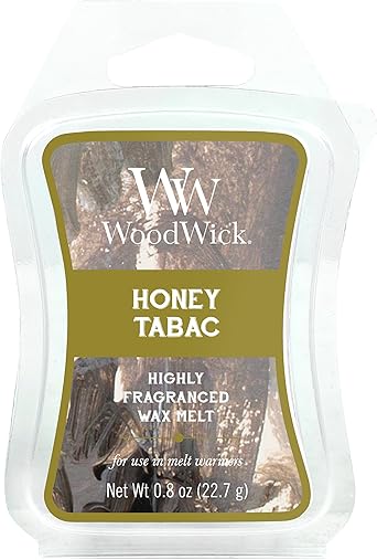 WoodWick进口代理批发 Honey Tabac Artisan 迷你蜡融化 WoodWick 蜡烛