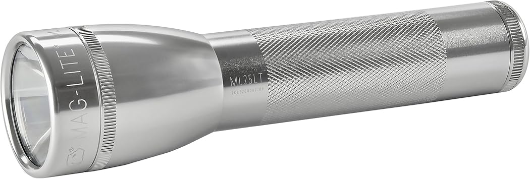 MagLite进口代理批发 MagLite 2C 电池闪光灯，银色