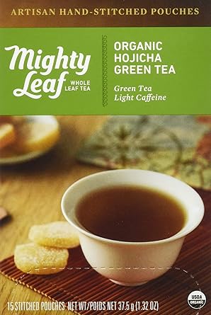 酷牌库|商品详情-Mighty Leaf进口代理批发 MIGHTY LEAF 有机烘焙绿茶 15 片，15 CT