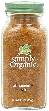 Simply Organic进口代理批发 Simply Organic 四季盐，有机认证，4.73 盎司容器