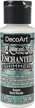 DecoArt进口代理批发 装饰艺术 ENCHANTED SHIMMR 2OZ 绿色，美国：均码