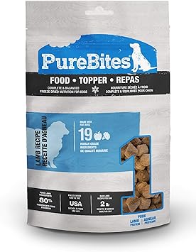 酷牌库|商品详情-PureBites进口代理批发 PureBites 羊肉冻干狗粮，19 种成分，美国制造，9.5 盎司