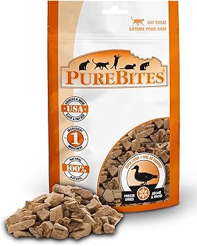 PureBites进口代理批发 PureBites 猫用鸭肉，1.05 盎司/30 克 - 超值尺寸