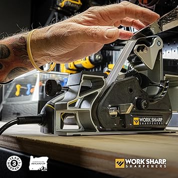 酷牌库|商品详情-WORK SHARP进口代理批发 Work Sharp Ken Onion 版磨刀器 Elite Mk2 - 完整的磨刀系统，配有刀片研磨附件和额外的皮带