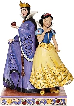 Enesco进口代理批发 Enesco Disney Traditions by Jim Shore 白雪公主和邪恶女王雕像，8.25 英寸，多色