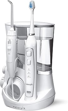 Waterpik进口代理批发 Waterpik Complete Care 5.0 水牙线 + 声波电动牙刷，白色 WP-861