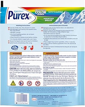 酷牌库|商品详情-Purex进口代理批发 Purex 4 合 1 洗衣粉包，Mountain Breeze，70 包