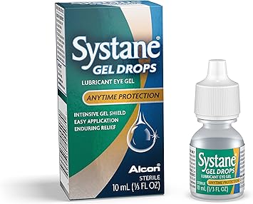 Systane进口代理批发 Systane Gel Drops 润滑剂眼部凝胶，随时保护，0.33 液量盎司