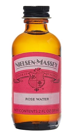 Nielsen-Massey进口代理批发 Nielsen-Massey 玫瑰水适合烘焙、烹饪和饮料，2 盎司瓶装