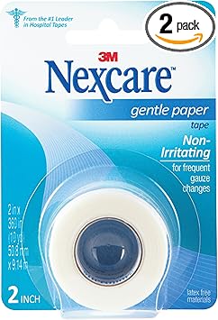 酷牌库|商品详情-Nexcare进口代理批发 Nexcare 温和纸质急救胶带，2 英寸 X 10 码，0.1 磅（2 件装）