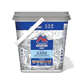 Mountain House进口代理批发 山屋经典桶 |冻干背包和野营食品| 24 份