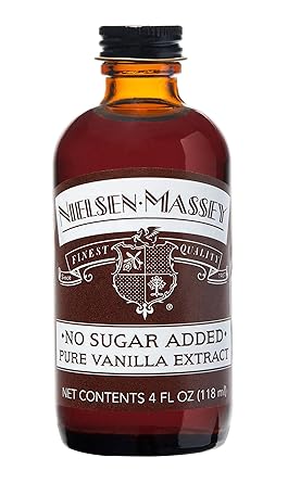 Nielsen-Massey进口代理批发 Nielsen-Massey 用于烘焙和烹饪的无糖纯香草精，4 盎司瓶