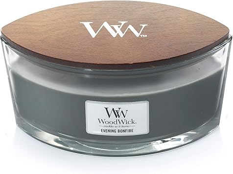 酷牌库|商品详情-WoodWick进口代理批发 WoodWick 椭圆香薰蜡烛、晚间篝火 (16 盎司) 和沙子和浮木 (16 盎司)