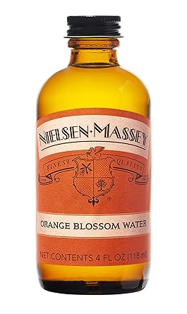 Nielsen-Massey进口代理批发 Nielsen-Massey 橙花水，适合烘焙、烹饪和饮料，4 盎司瓶装