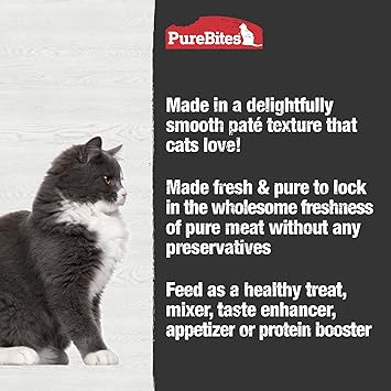 酷牌库|商品详情-PureBites进口代理批发 PureBites 100% 纯鸡肉酱猫零食 | 2.5盎司罐装|仅 1 种成分 | 12个的情况