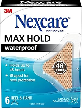 Nexcare进口代理批发 Nexcare Max Hold 防水绷带 60 件装和 6 件装透明防水绷带套装