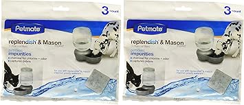 Petmate进口代理批发 Petmate Replendish 木炭替换过滤器（2 包）