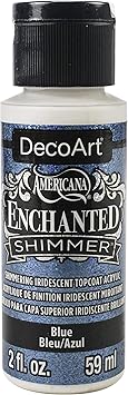 DecoArt进口代理批发 装饰艺术 ENCHANTED SHIMMR 2OZ 蓝色，美国：均码