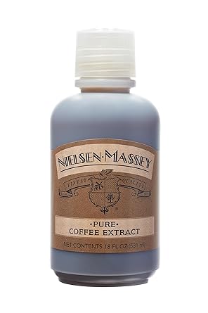 Nielsen-Massey进口代理批发 Nielsen-Massey 纯咖啡提取物，用于烘焙和烹饪，18 盎司瓶