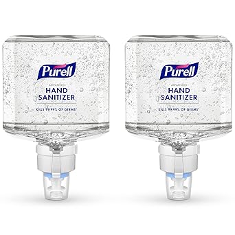 Purell进口代理批发 PURELL 高级洗手液凝胶，清新香味，1200 毫升补充装，适用于 PURELL ES8 自动洗手液分配器（2 件装）- 7763-02