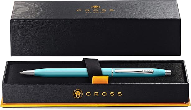 酷牌库|商品详情-Cross进口代理批发 Cross Classic Century 可填充圆珠笔，中号圆珠笔，包括高级礼品盒 - 海泡沫珠光漆